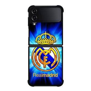 REAL MADRID BLUE Samsung Galaxy Z FLip4 5G Case Cover REAL MADRID BLUE Samsung Galaxy Z FLip4 5G Case Cover