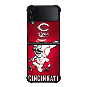 REDS CINCINNATI LOGO ICON Samsung Galaxy Z FLip4 5G Case Cover REDS CINCINNATI LOGO ICON Samsung Galaxy Z FLip4 5G Case Cover