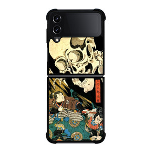 SKULL JAPANESE ART STYLE Samsung Galaxy Z FLip4 5G Case Cover