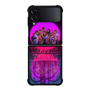 STRANGER THINGS CHARACTERS Samsung Galaxy Z FLip4 5G Case Cover STRANGER THINGS CHARACTERS Samsung Galaxy Z FLip4 5G Case Cover