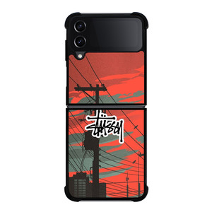 STUSSY LOGO METRO CITY Samsung Galaxy Z FLip4 5G Case Cover STUSSY LOGO METRO CITY Samsung Galaxy Z FLip4 5G Case Cover