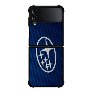 SUBARU LOGO BLUE CARBON Samsung Galaxy Z FLip4 5G Case Cover SUBARU LOGO BLUE CARBON Samsung Galaxy Z FLip4 5G Case Cover