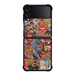 SUPERMAN POP ART COMIC Samsung Galaxy Z FLip4 5G Case Cover SUPERMAN POP ART COMIC Samsung Galaxy Z FLip4 5G Case Cover