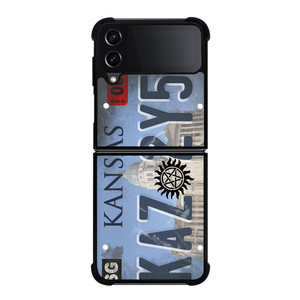 SUPERNATURAL LICENSE PLATE CUSTOM Samsung Galaxy Z FLip4 5G Case Cover