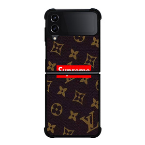 SUPREME BROWN Samsung Galaxy Z FLip4 5G Case Cover SUPREME BROWN Samsung Galaxy Z FLip4 5G Case Cover