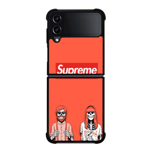 SUPREME RED SKULL Samsung Galaxy Z FLip4 5G Case Cover SUPREME RED SKULL Samsung Galaxy Z FLip4 5G Case Cover