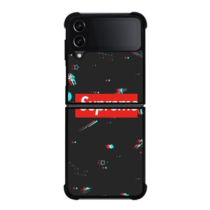 SUPREME SPACE GLITCH Samsung Galaxy Z FLip4 5G Case Cover SUPREME SPACE GLITCH Samsung Galaxy Z FLip4 5G Case Cover