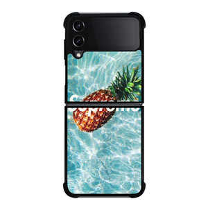SUPREME X PINEAPPLE Samsung Galaxy Z FLip4 5G Case Cover SUPREME X PINEAPPLE Samsung Galaxy Z FLip4 5G Case Cover