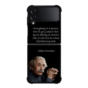 THE GENIUS ALBERT EINSTEIN QUOTE Samsung Galaxy Z FLip4 5G Case Cover