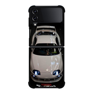 TOYOTA SUPRA WHITE CAR Samsung Galaxy Z FLip4 5G Case Cover