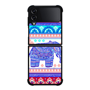 TRIBAL ORNAMENTSTOCK VECTOR ELEPANT Samsung Galaxy Z FLip4 5G Case Cover