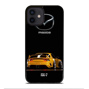 MAZDA RX7 YELLOW CARS iPhone 12 Mini Case MAZDA RX7 YELLOW CARS iPhone 12 Mini Case