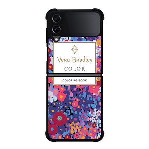 VERA BRADLEY VB COLOR BEAUTIFUL CB Samsung Galaxy Z FLip4 5G Case Cover VERA BRADLEY VB COLOR BEAUTIFUL CB Samsung Galaxy Z FLip4 5G Case Cover