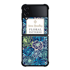 VERA BRADLEY VB FLORAL PATTERNS CB Samsung Galaxy Z FLip4 5G Case Cover VERA BRADLEY VB FLORAL PATTERNS CB Samsung Galaxy Z FLip4 5G Case Cover