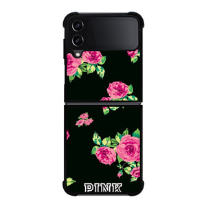 VICTORIA'S SECRET FLORAL PINK Samsung Galaxy Z FLip4 5G Case Cover VICTORIA'S SECRET FLORAL PINK Samsung Galaxy Z FLip4 5G Case Cover