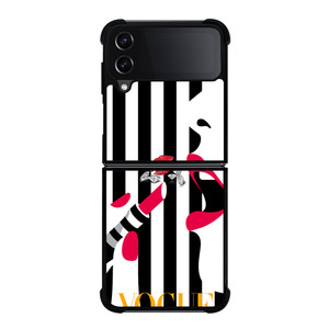VOGUE LOGO LIPSTICK Samsung Galaxy Z FLip4 5G Case Cover VOGUE LOGO LIPSTICK Samsung Galaxy Z FLip4 5G Case Cover