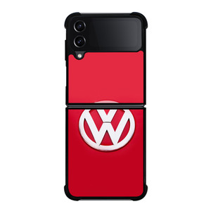 VW VOLKSWAGEN LOGO RED Samsung Galaxy Z FLip4 5G Case Cover VW VOLKSWAGEN LOGO RED Samsung Galaxy Z FLip4 5G Case Cover