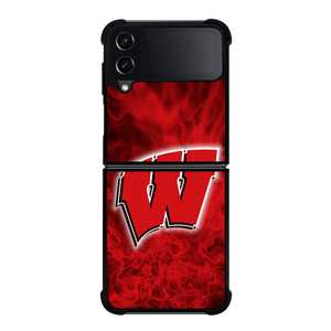 WISCONSIN BADGER LOGO Samsung Galaxy Z FLip4 5G Case Cover
