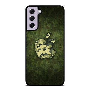 APPLE LOGO CAMO GREEN Samsung Galaxy S21 FE Case