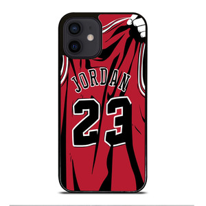 MICHAEL JORDAN 23 JERSEY ART iPhone 12 Mini Case MICHAEL JORDAN 23 JERSEY ART iPhone 12 Mini Case