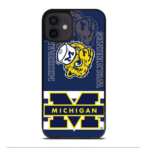 MICHIGAN WOLVERINES 6 iPhone 12 Mini Case MICHIGAN WOLVERINES 6 iPhone 12 Mini Case