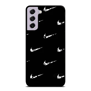 BLACK NIKE LOGO PATTERN Samsung Galaxy S21 FE Case