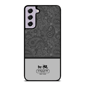COACH NEW YORK GREY BATIK Samsung Galaxy S21 FE Case COACH NEW YORK GREY BATIK Samsung Galaxy S21 FE Case