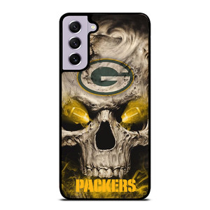 GREEN BAY PACKERS SKULL LOGO Samsung Galaxy S21 FE Case GREEN BAY PACKERS SKULL LOGO Samsung Galaxy S21 FE Case