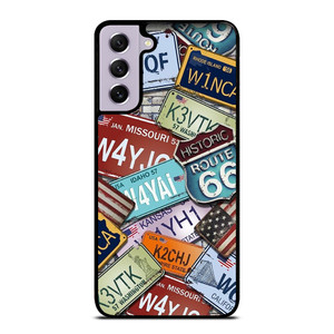 HISTORICAL ROUTE 66 NUMBER PLATE Samsung Galaxy S21 FE Case