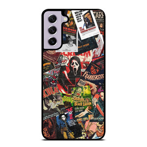 HORROR MOVIE POSTER COLLAGE Samsung Galaxy S21 FE Case HORROR MOVIE POSTER COLLAGE Samsung Galaxy S21 FE Case