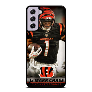 JA'MARR CHASE CINCINNATI BENGALS Samsung Galaxy S21 FE Case JA'MARR CHASE CINCINNATI BENGALS Samsung Galaxy S21 FE Case