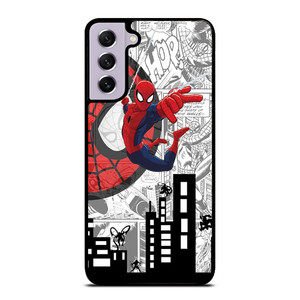 MARVEL SPIDERMAN COMIC CARTOON Samsung Galaxy S21 FE Case MARVEL SPIDERMAN COMIC CARTOON Samsung Galaxy S21 FE Case