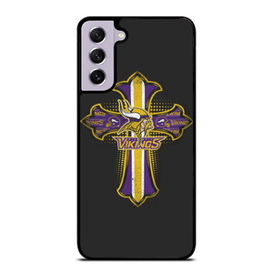 MINNESOTA VIKINGS LOGO CROSS Samsung Galaxy S21 FE Case