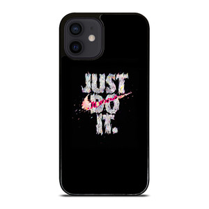 NIKE JUST DO IT COLORFUL ARTWORK iPhone 12 Mini Case NIKE JUST DO IT COLORFUL ARTWORK iPhone 12 Mini Case