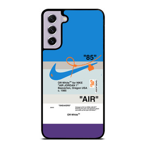 NIKE AIR JORDAN OFF WHITE Samsung Galaxy S21 FE Case NIKE AIR JORDAN OFF WHITE Samsung Galaxy S21 FE Case