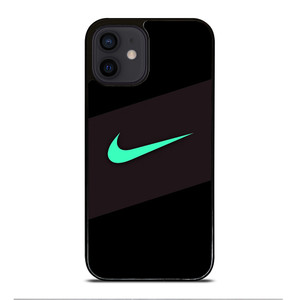 NIKE LIGHT GREEN LOGO iPhone 12 Mini Case NIKE LIGHT GREEN LOGO iPhone 12 Mini Case