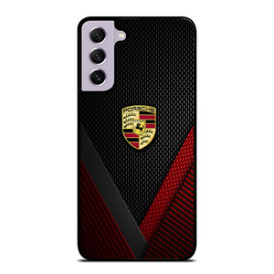 PORSCHE LOGO CARBON Samsung Galaxy S21 FE Case