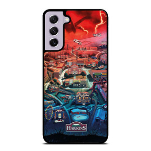 STRANGER THINGS WELCOME TO HAWKINS CARTOON Samsung Galaxy S21 FE Case STRANGER THINGS WELCOME TO HAWKINS CARTOON Samsung Galaxy S21 FE Case
