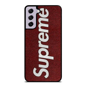 SUPREME LOGO ON CANVAS Samsung Galaxy S21 FE Case SUPREME LOGO ON CANVAS Samsung Galaxy S21 FE Case