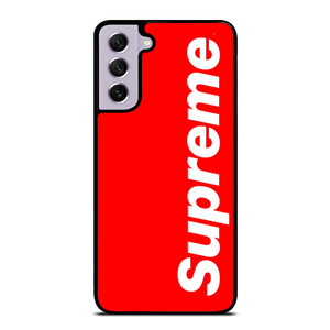 SUPREME RED LOGO Samsung Galaxy S21 FE Case SUPREME RED LOGO Samsung Galaxy S21 FE Case
