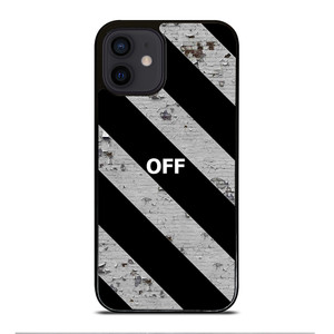 OFF WHITE LOGO STRIPE iPhone 12 Mini Case