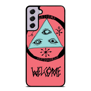 WELCOME SKATEBOARDS LOGO PINK Samsung Galaxy S21 FE Case WELCOME SKATEBOARDS LOGO PINK Samsung Galaxy S21 FE Case