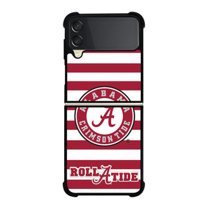 ALABAMA CRIMSON TIDE ROLL A TIDE STRIPE LOGO Samsung Galaxy Z FLip 3 5G Case Cover