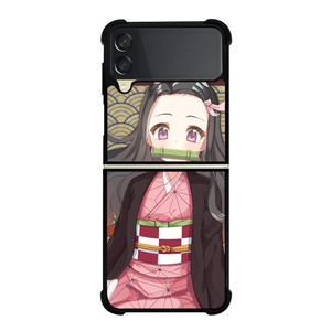 ANIME DEMON SLAYER KIMETSU NO YAIBA CUTE GIRL Samsung Galaxy Z FLip 3 5G Case Cover