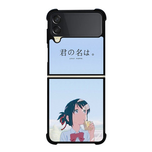 ANIME MOVIE KIMI NO NAMAE WA MITSUHA Samsung Galaxy Z FLip 3 5G Case Cover ANIME MOVIE KIMI NO NAMAE WA MITSUHA Samsung Galaxy Z FLip 3 5G Case Cover