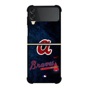 ATLANTA BRAVES MLB LOGO 2 Samsung Galaxy Z FLip 3 5G Case Cover