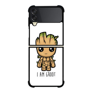 BABY I AM GROOT Samsung Galaxy Z FLip 3 5G Case Cover BABY I AM GROOT Samsung Galaxy Z FLip 3 5G Case Cover