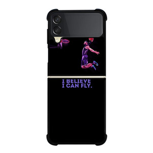 BASKETBALL I BELIEVE I CAN FLY Samsung Galaxy Z FLip 3 5G Case Cover