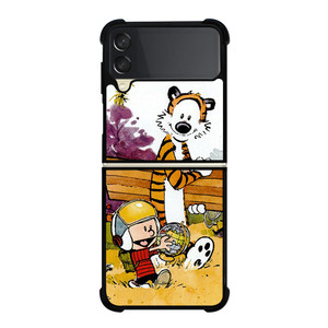 CALVIN AND HOBBES Samsung Galaxy Z FLip 3 5G Case Cover