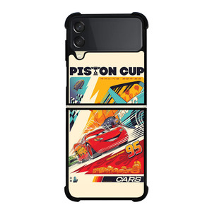 CARS DISNEY PISTON CUP Samsung Galaxy Z FLip 3 5G Case Cover CARS DISNEY PISTON CUP Samsung Galaxy Z FLip 3 5G Case Cover